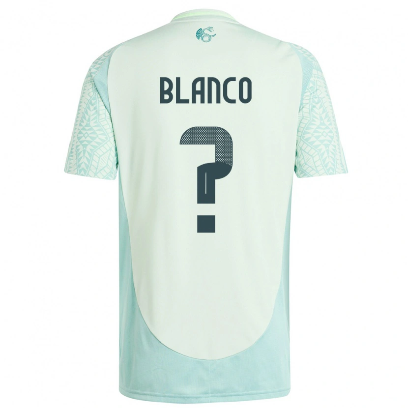 Danxen Kobiety Meksyk Lionel Blanco #0 Lniana Zieleń Wyjazdowa Koszulka 24-26 Koszulki Klubowe