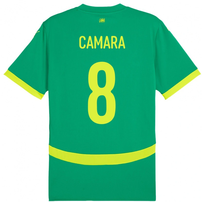 Danxen Kobiety Senegal Lamine Camara #8 Zielony Wyjazdowa Koszulka 24-26 Koszulki Klubowe