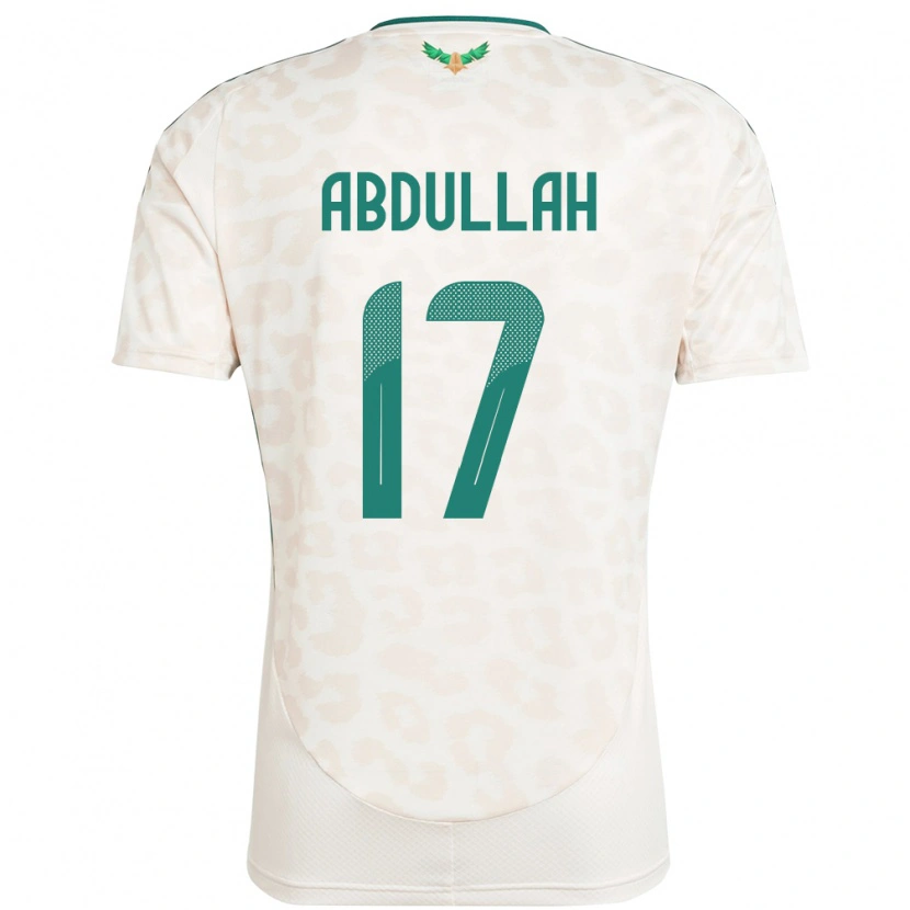 Danxen Kobiety Arabia Saudyjska Salem Abdullah #17 Biały Wyjazdowa Koszulka 24-26 Koszulki Klubowe
