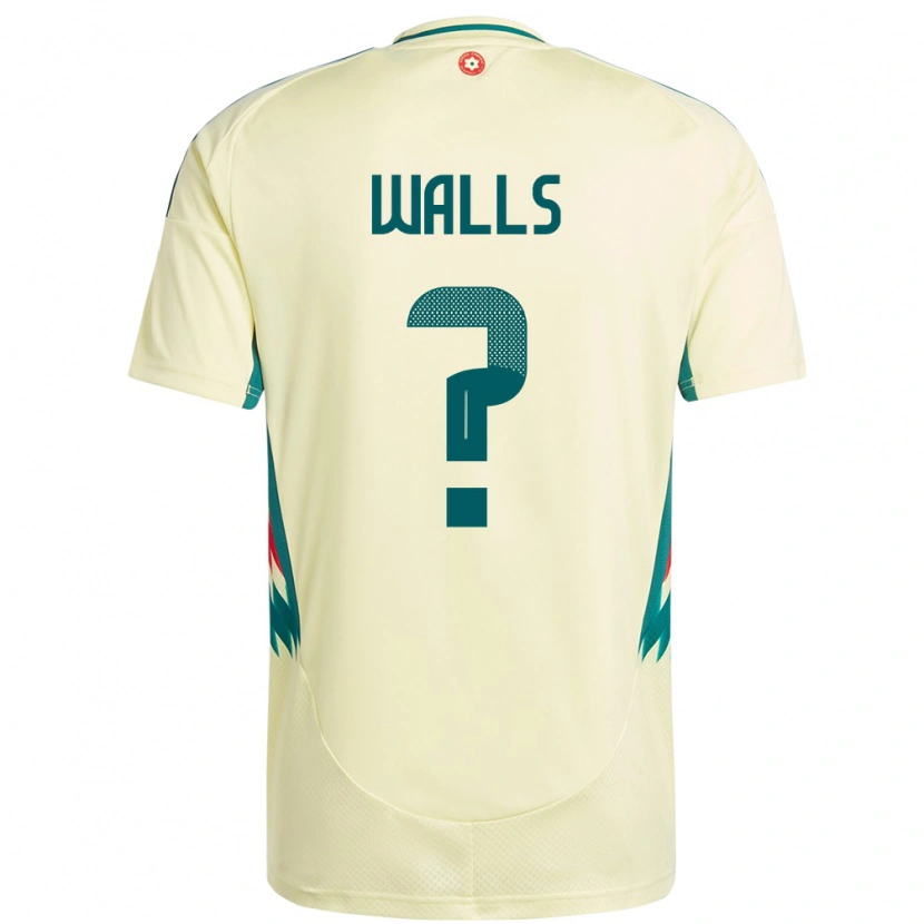 Danxen Kobiety Walia Archie Walls #0 Beżowy Żółty Wyjazdowa Koszulka 24-26 Koszulki Klubowe