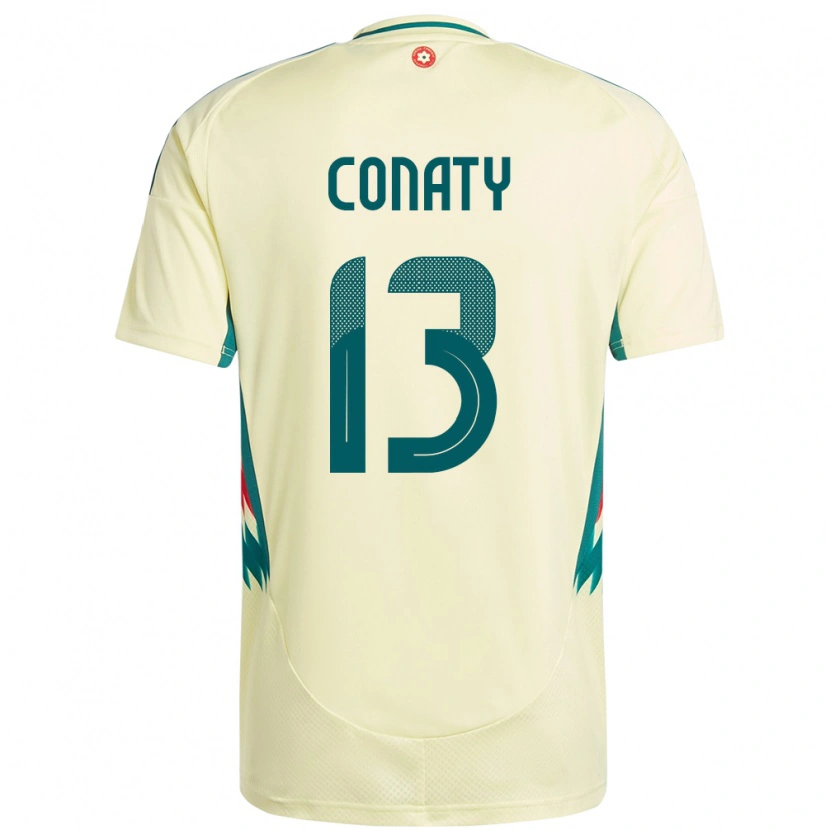 Danxen Kobiety Walia Keano Conaty #13 Beżowy Żółty Wyjazdowa Koszulka 24-26 Koszulki Klubowe