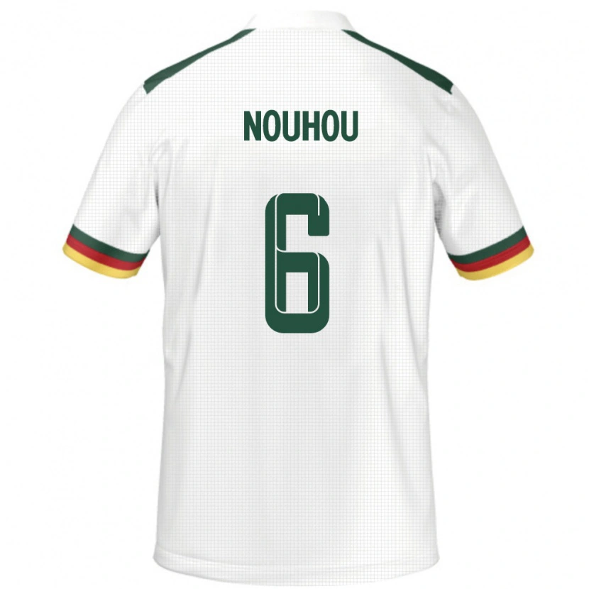 Danxen Kobiety Kamerun Nouhou #6 Biały Wyjazdowa Koszulka 24-26 Koszulki Klubowe