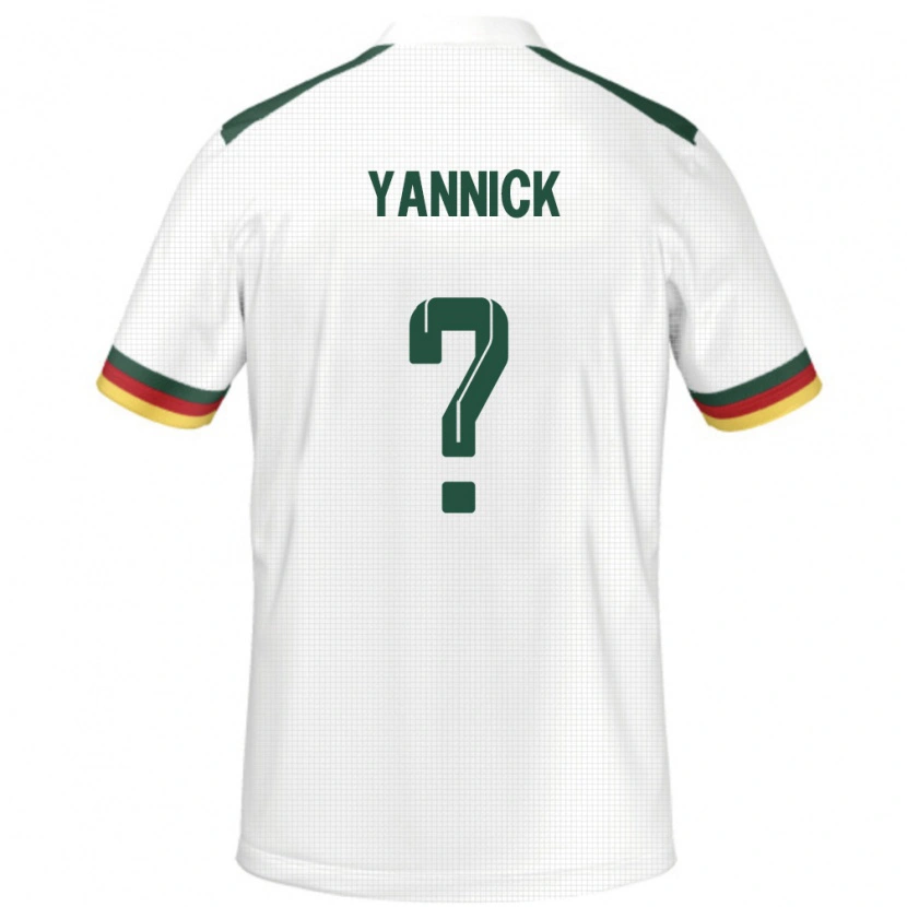 Danxen Kobiety Kamerun Noah Yannick #0 Biały Wyjazdowa Koszulka 24-26 Koszulki Klubowe