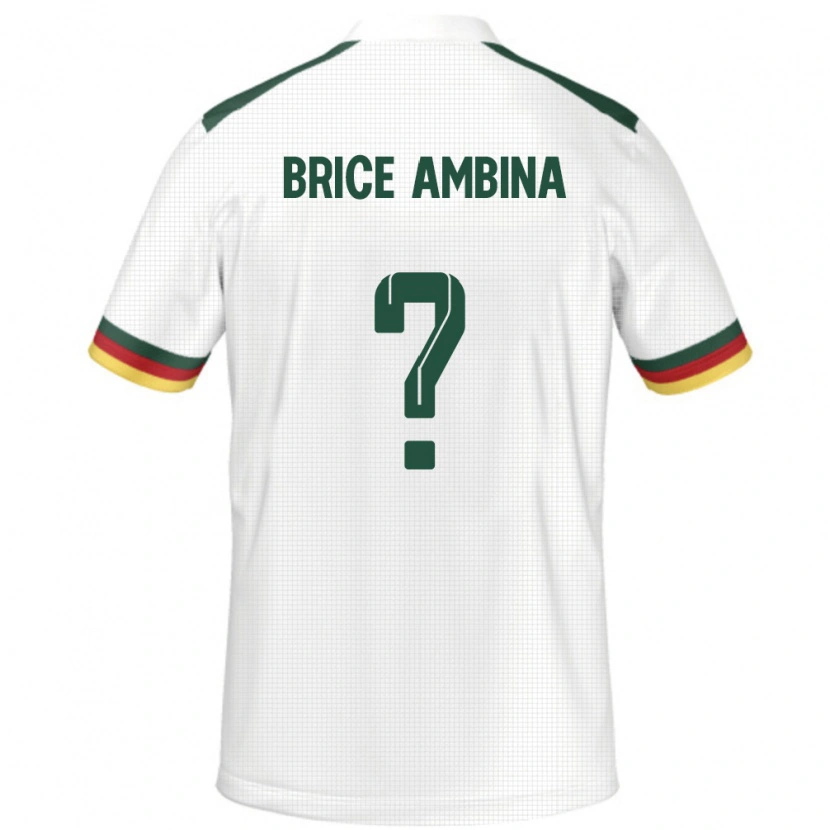 Danxen Kobiety Kamerun Fidel Brice Ambina #0 Biały Wyjazdowa Koszulka 24-26 Koszulki Klubowe