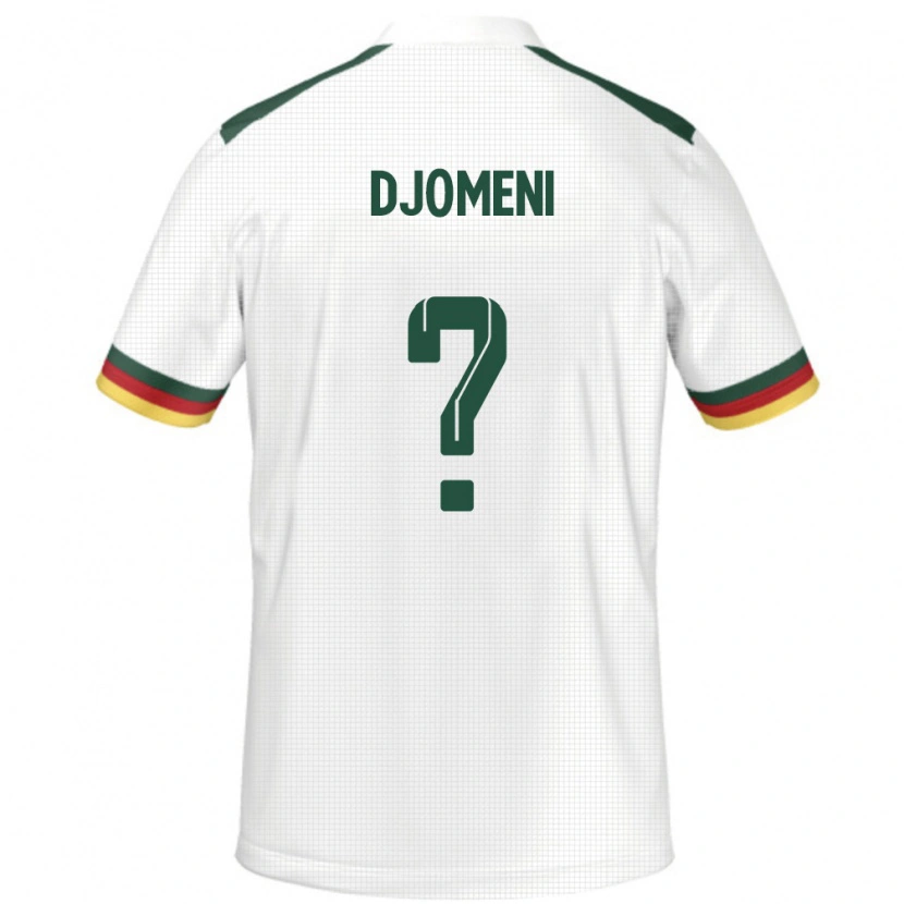 Danxen Kobiety Kamerun Eric Djomeni #0 Biały Wyjazdowa Koszulka 24-26 Koszulki Klubowe