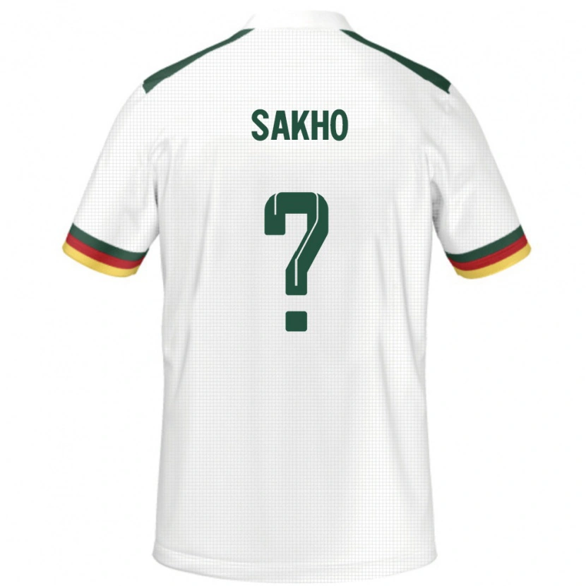 Danxen Kobiety Kamerun Tyrone Sakho #0 Biały Wyjazdowa Koszulka 24-26 Koszulki Klubowe