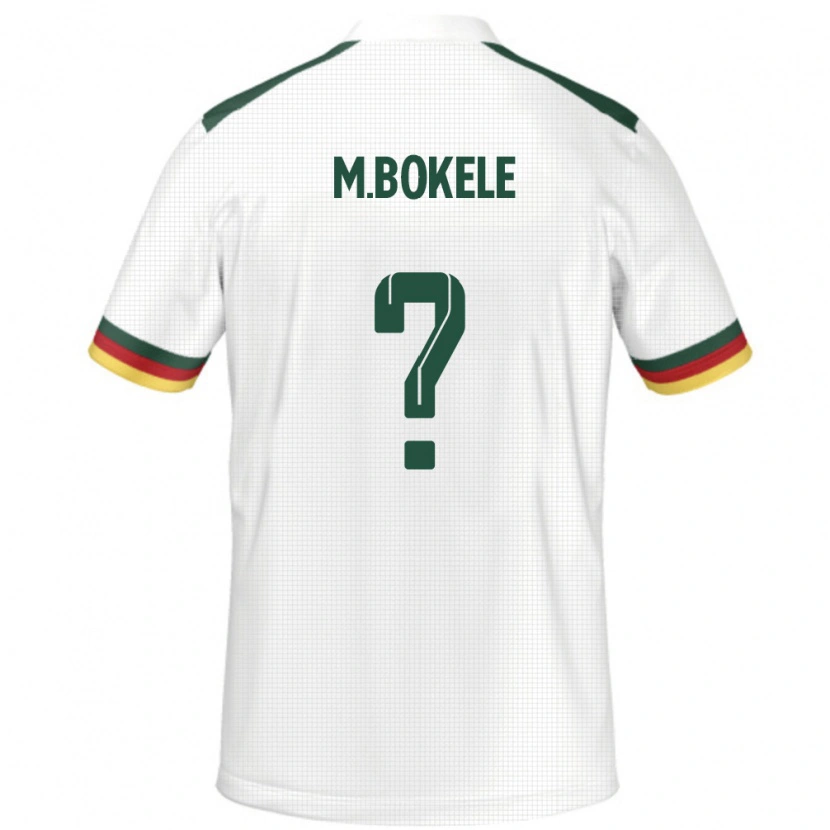 Danxen Kobiety Kamerun Morgan Bokele #0 Biały Wyjazdowa Koszulka 24-26 Koszulki Klubowe