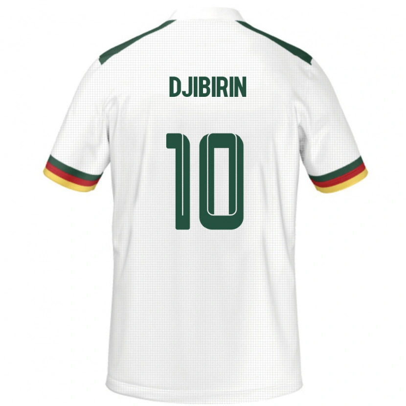 Danxen Kobiety Kamerun Harouna Djibirin #10 Biały Wyjazdowa Koszulka 24-26 Koszulki Klubowe