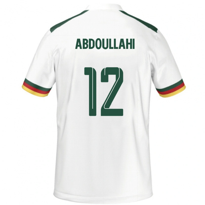 Danxen Kobiety Kamerun Tidjani Ahmadou Abdoullahi #12 Biały Wyjazdowa Koszulka 24-26 Koszulki Klubowe