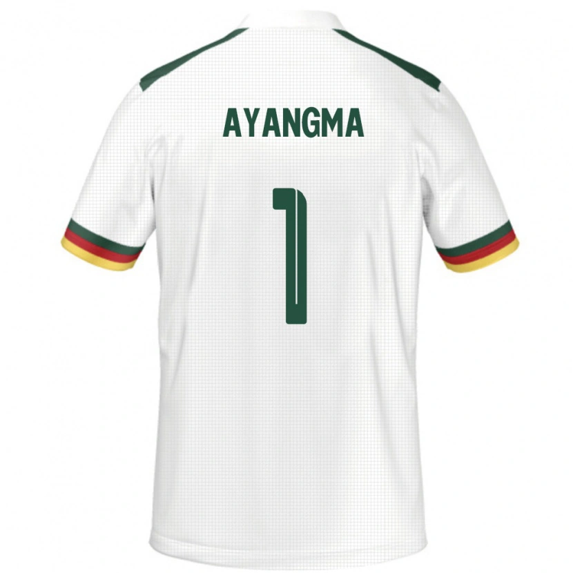 Danxen Kobiety Kamerun Pauline Ayangma #1 Biały Wyjazdowa Koszulka 24-26 Koszulki Klubowe