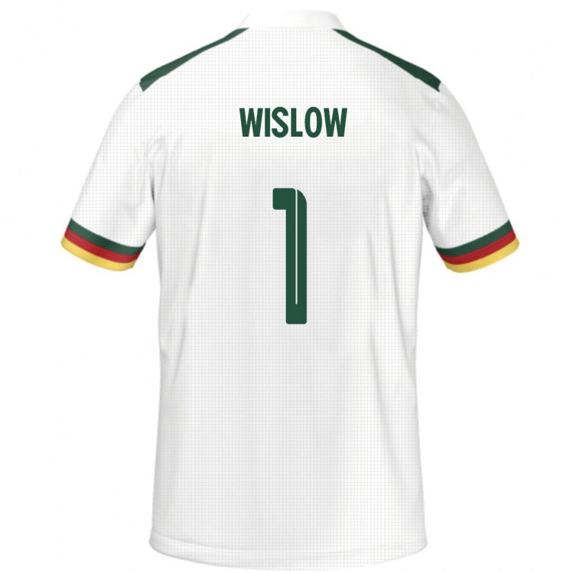 Danxen Kobiety Kamerun Hecube Wislow #1 Biały Wyjazdowa Koszulka 24-26 Koszulki Klubowe