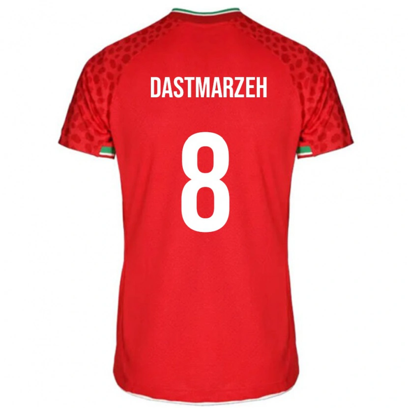 Danxen Kobiety Iran Ali Dastmarzeh #8 Czerwony Wyjazdowa Koszulka 24-26 Koszulki Klubowe