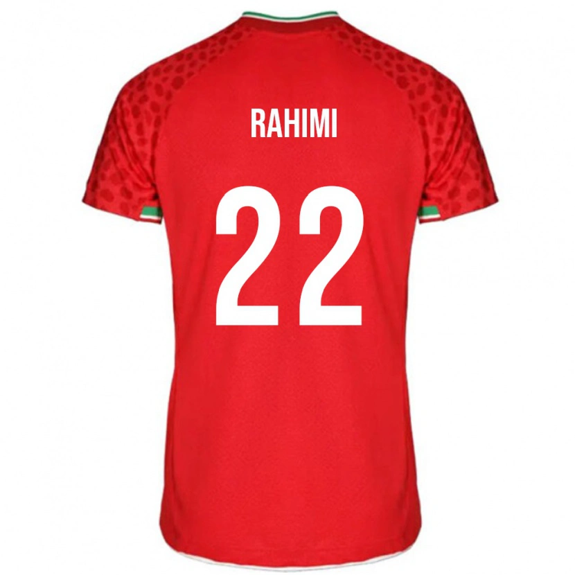 Danxen Kobiety Iran Farzad Rahimi #22 Czerwony Wyjazdowa Koszulka 24-26 Koszulki Klubowe