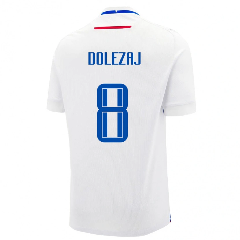 Danxen Kobiety Słowacja Maxim Dolezaj #8 Biały Wyjazdowa Koszulka 24-26 Koszulki Klubowe