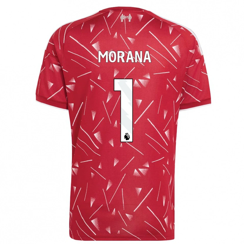 Danxen Kobiety Nathan Morana #1 Biały Czerwony Domowa Koszulka 2026/27 Koszulki Klubowe
