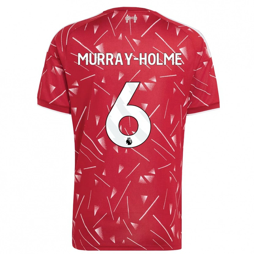 Danxen Kobiety Haydn Murray-Holme #6 Biały Czerwony Domowa Koszulka 2026/27 Koszulki Klubowe