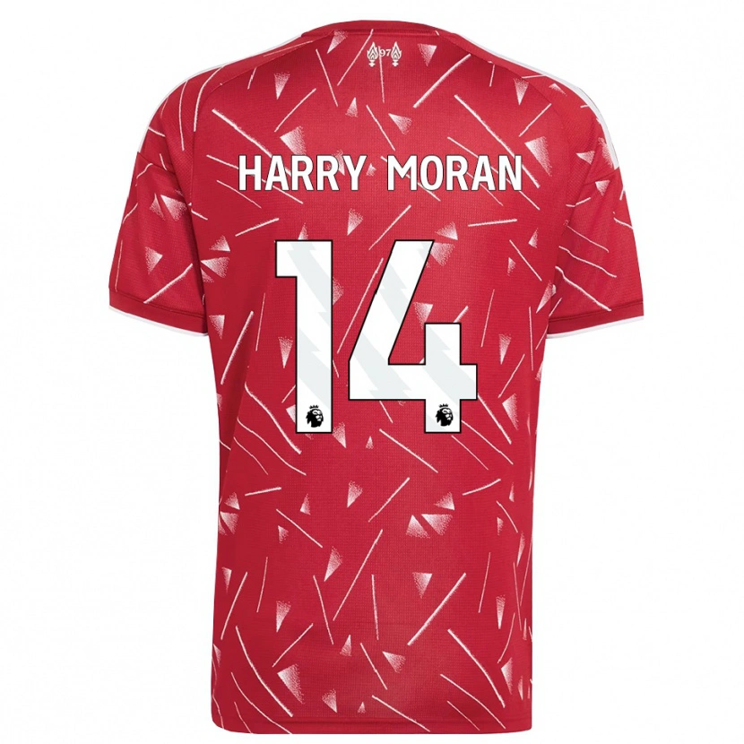 Danxen Kobiety Harry Moran #14 Biały Czerwony Domowa Koszulka 2026/27 Koszulki Klubowe