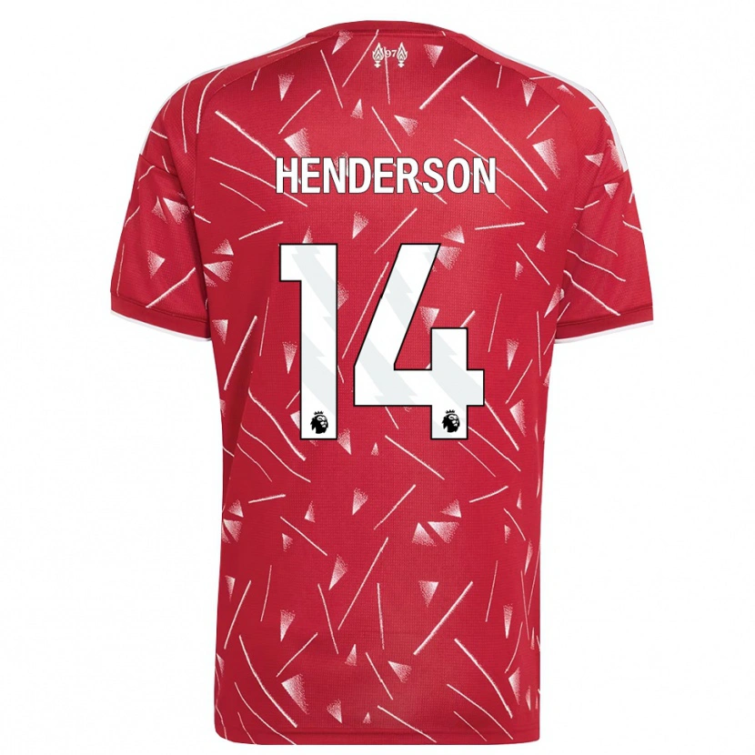 Danxen Kobiety Henderson #14 Biały Czerwony Domowa Koszulka 2026/27 Koszulki Klubowe
