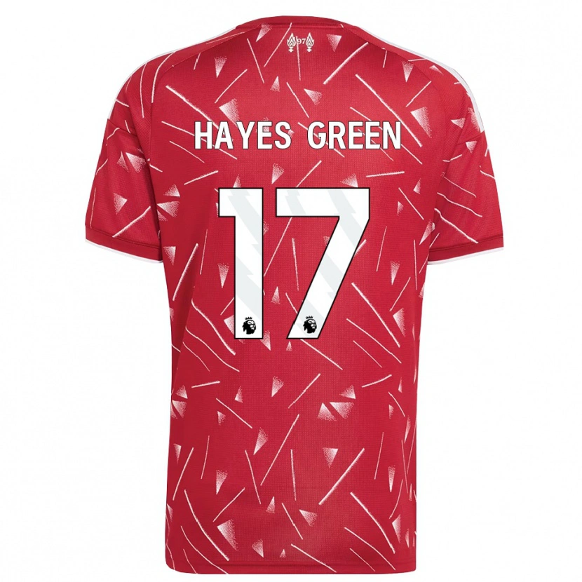 Danxen Kobiety Charlie Hayes-Green #17 Biały Czerwony Domowa Koszulka 2026/27 Koszulki Klubowe