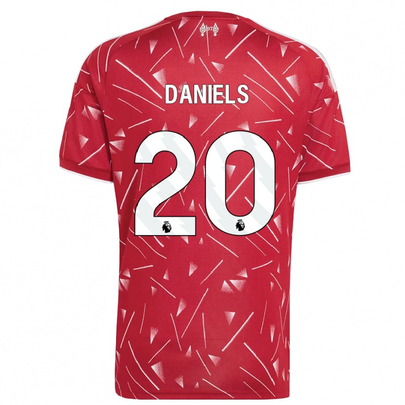 Danxen Kobiety Yana Daniels #20 Biały Czerwony Domowa Koszulka 2026/27 Koszulki Klubowe