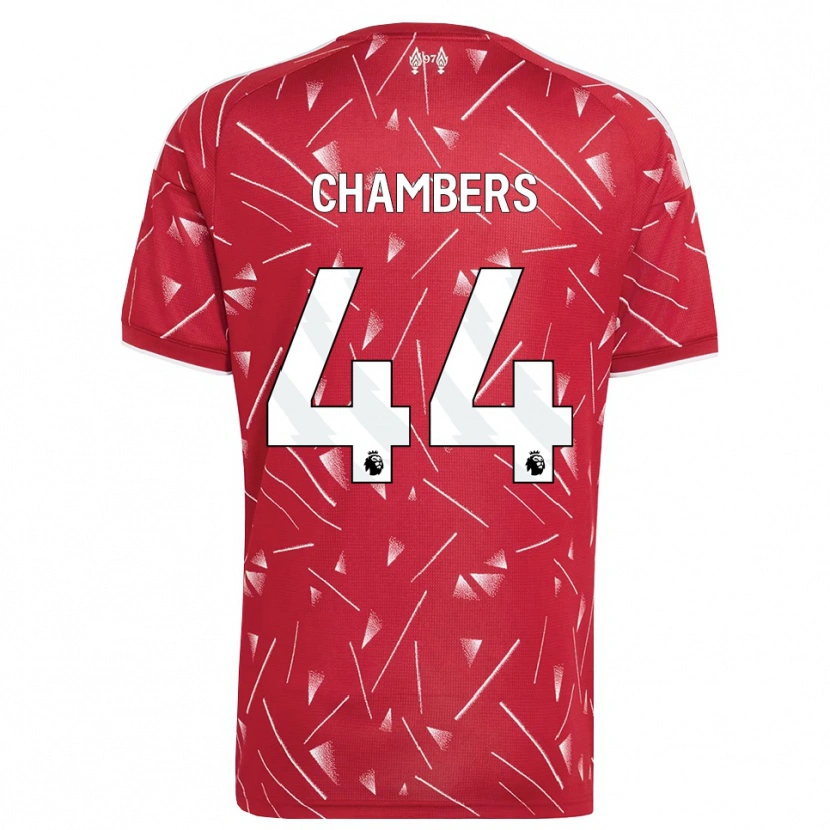 Danxen Kobiety Luke Chambers #44 Biały Czerwony Domowa Koszulka 2026/27 Koszulki Klubowe