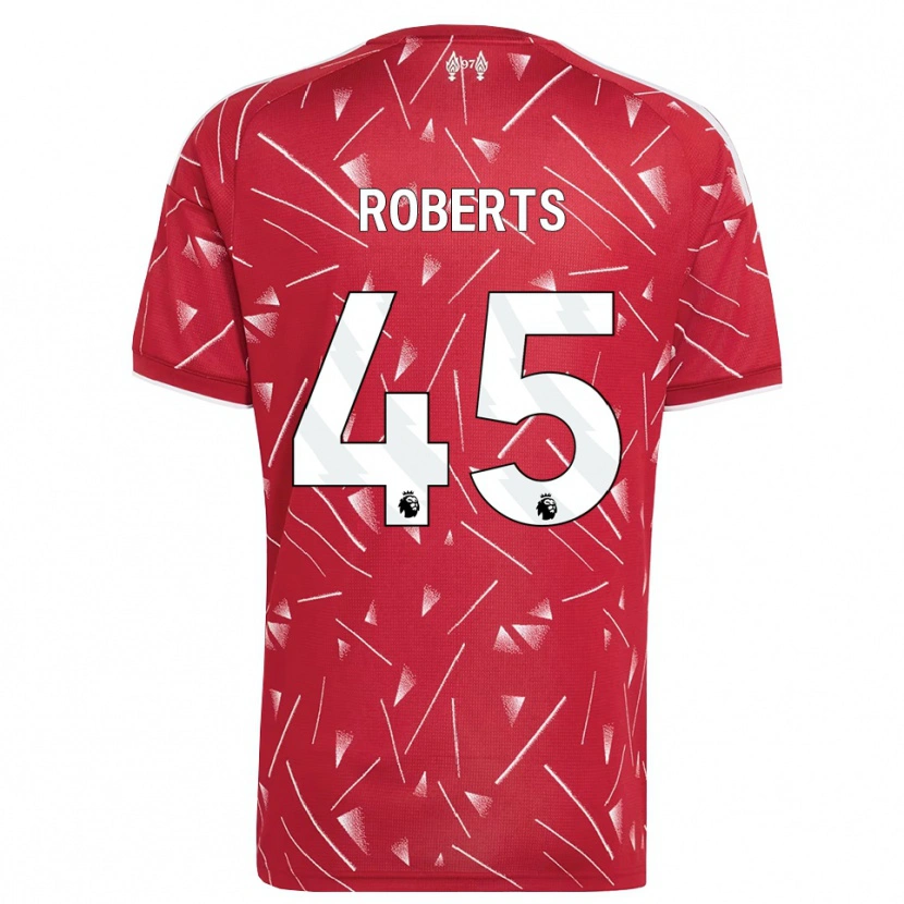 Danxen Kobiety Iwan Roberts #45 Biały Czerwony Domowa Koszulka 2026/27 Koszulki Klubowe