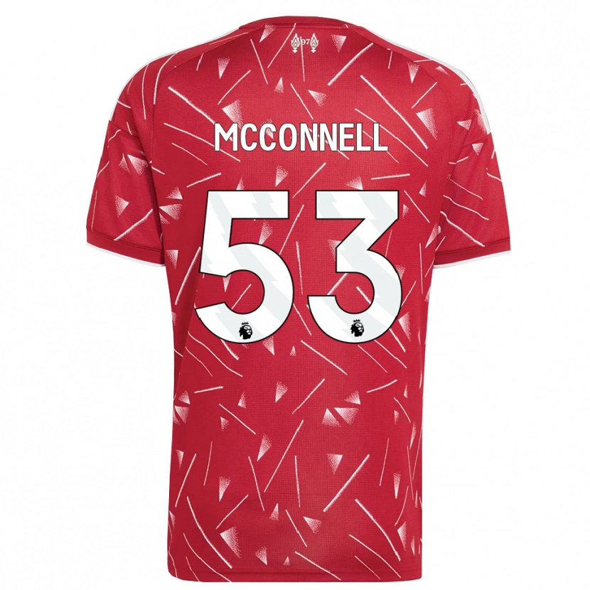 Danxen Kobiety James Mcconnell #53 Biały Czerwony Domowa Koszulka 2026/27 Koszulki Klubowe
