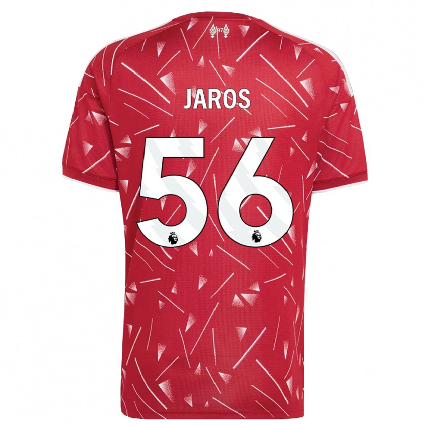 Danxen Kobiety Vitezslav Jaros #56 Biały Czerwony Domowa Koszulka 2026/27 Koszulki Klubowe