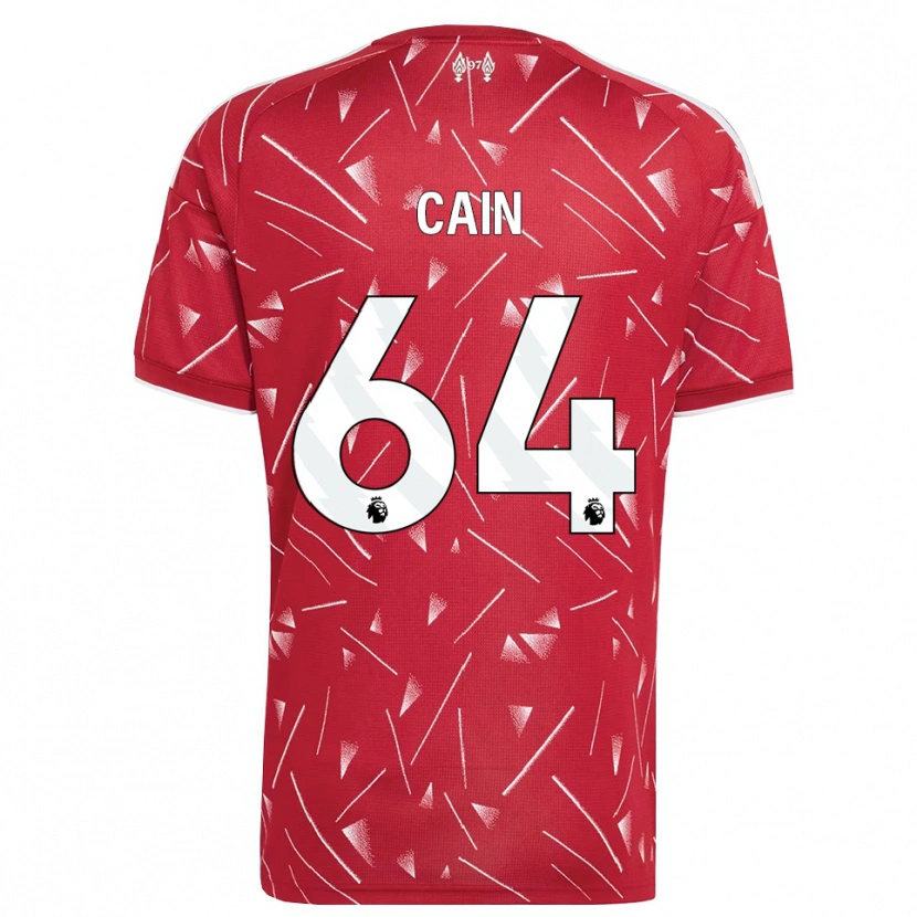 Danxen Kobiety Jake Cain #64 Biały Czerwony Domowa Koszulka 2026/27 Koszulki Klubowe