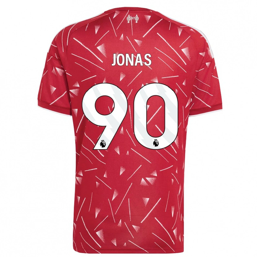 Danxen Kobiety Lee Jonas #90 Biały Czerwony Domowa Koszulka 2026/27 Koszulki Klubowe