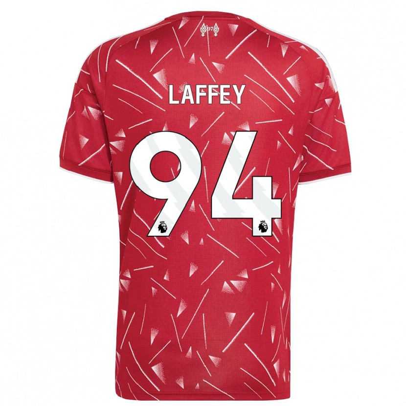Danxen Kobiety Michael Laffey #94 Biały Czerwony Domowa Koszulka 2026/27 Koszulki Klubowe