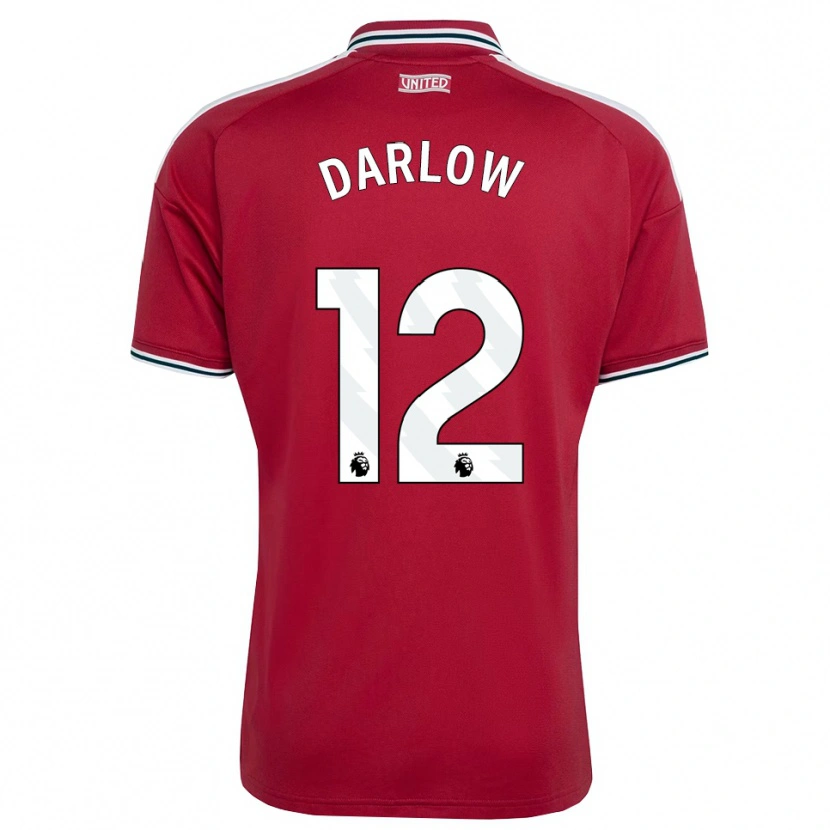 Danxen Kobiety Karl Darlow #12 Czerwony Żółty Biały Domowa Koszulka 2026/27 Koszulki Klubowe