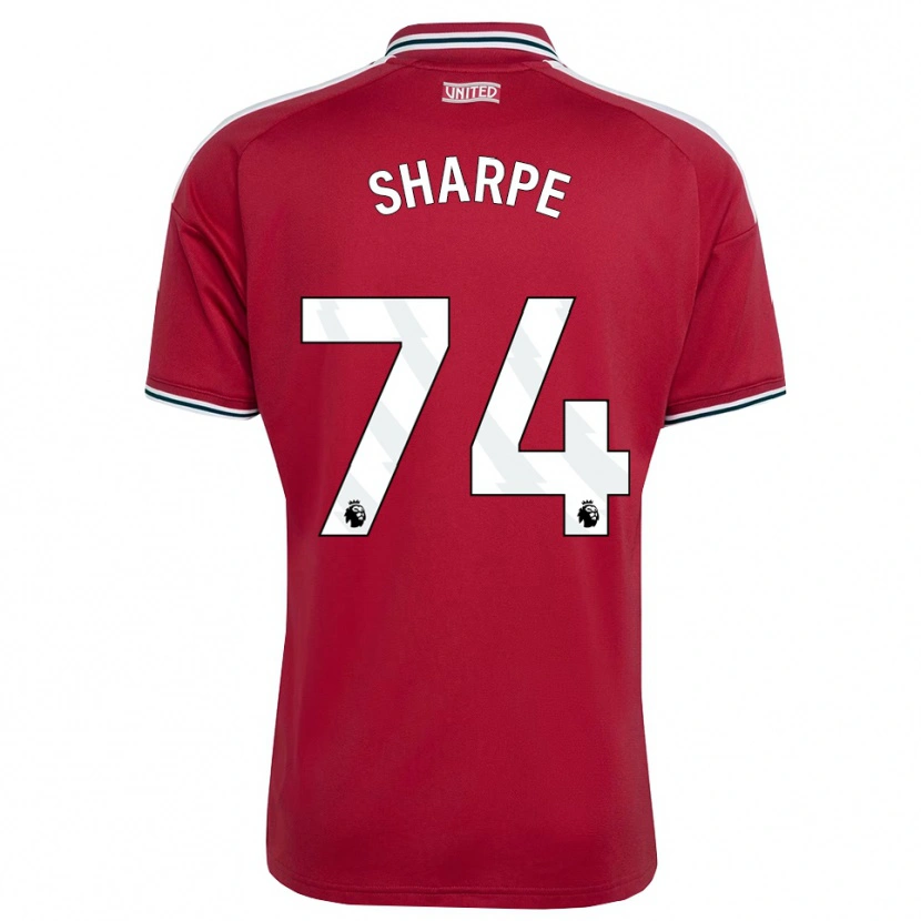 Danxen Kobiety Malachi Sharpe #74 Czerwony Żółty Biały Domowa Koszulka 2026/27 Koszulki Klubowe