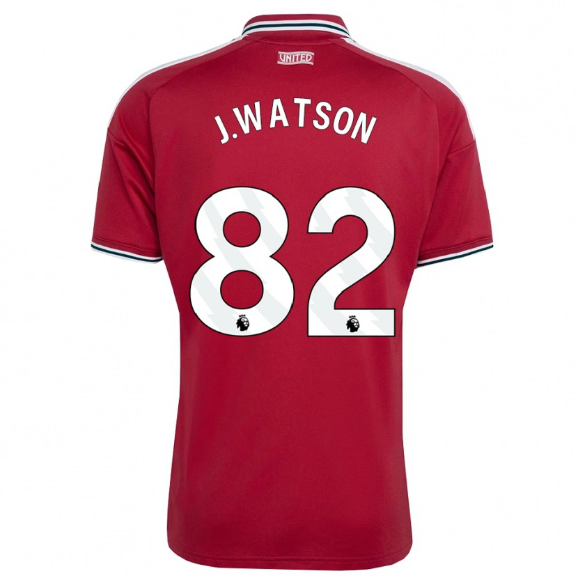 Danxen Kobiety Jacob Watson #82 Czerwony Żółty Biały Domowa Koszulka 2026/27 Koszulki Klubowe