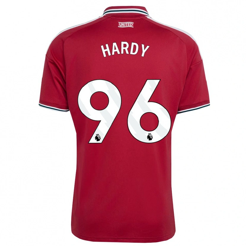 Danxen Kobiety Charlie Hardy #96 Czerwony Żółty Biały Domowa Koszulka 2026/27 Koszulki Klubowe