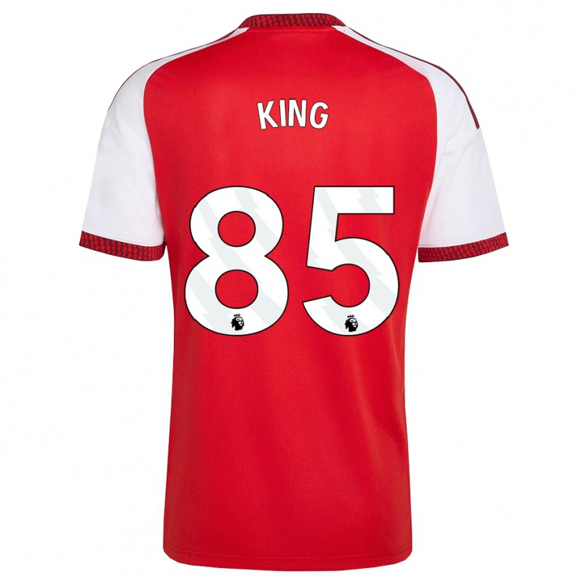 Danxen Kobiety Josiah King #85 Czerwony Biały Czarny Domowa Koszulka 2026/27 Koszulki Klubowe