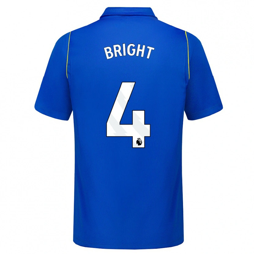 Danxen Kobiety Millie Bright #4 Niebieski Żółty Domowa Koszulka 2026/27 Koszulki Klubowe