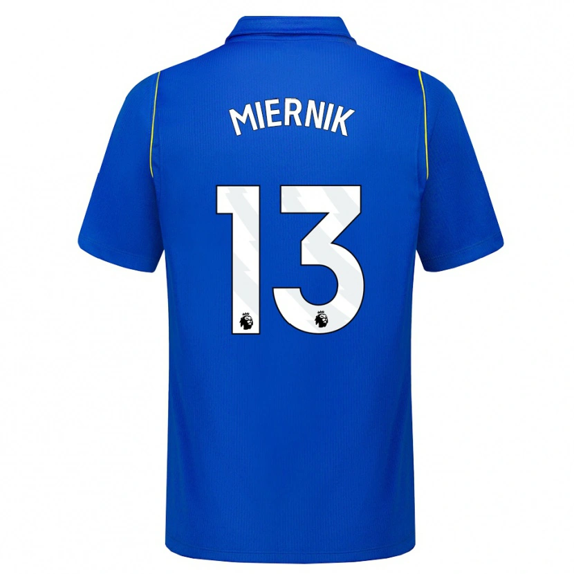 Danxen Kobiety Antoni Miernik #13 Niebieski Żółty Domowa Koszulka 2026/27 Koszulki Klubowe
