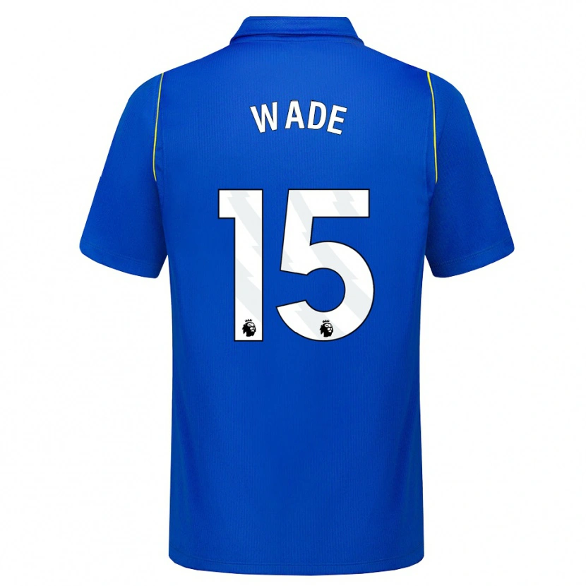 Danxen Kobiety Shaun Wade #15 Niebieski Żółty Domowa Koszulka 2026/27 Koszulki Klubowe