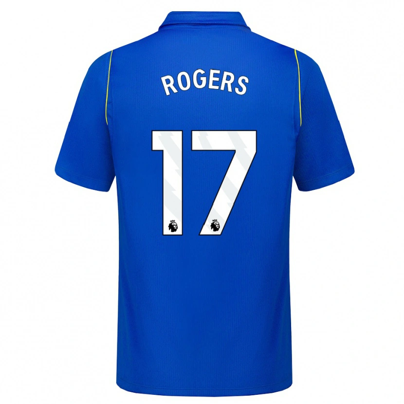 Danxen Kobiety Morgan Rogers #17 Niebieski Żółty Domowa Koszulka 2026/27 Koszulki Klubowe