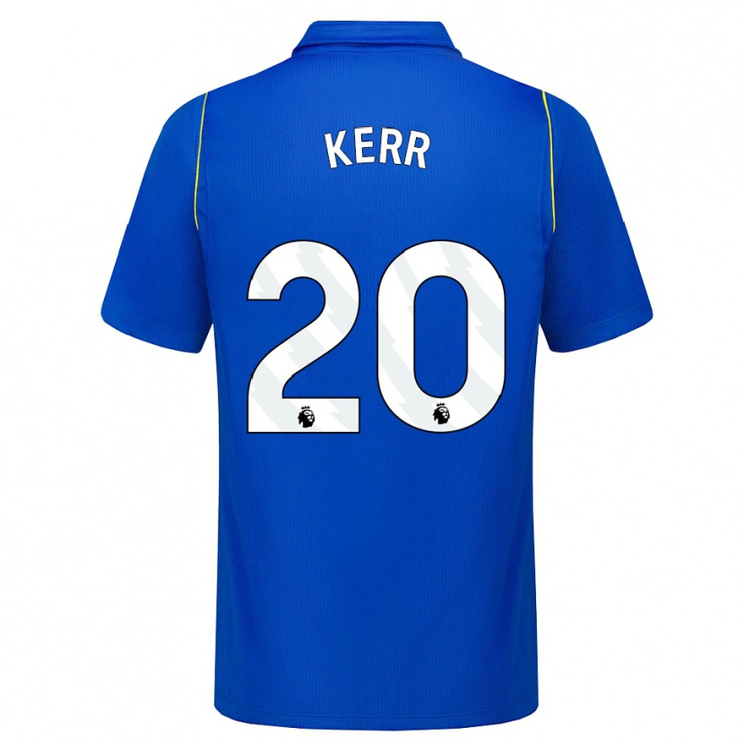 Danxen Kobiety Sam Kerr #20 Niebieski Żółty Domowa Koszulka 2026/27 Koszulki Klubowe