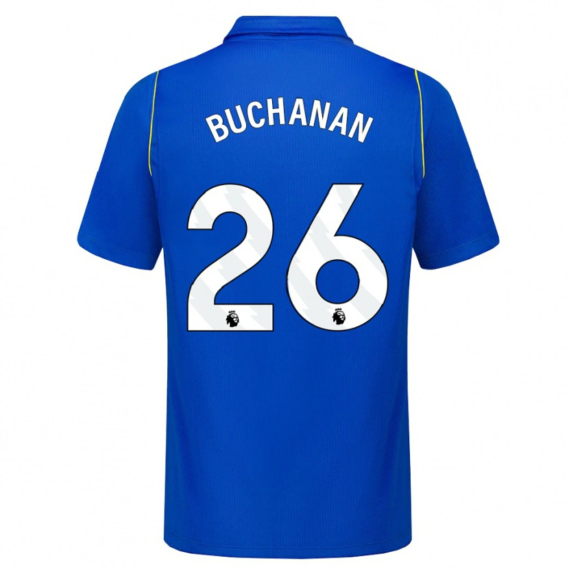 Danxen Kobiety Kadeisha Buchanan #26 Niebieski Żółty Domowa Koszulka 2026/27 Koszulki Klubowe