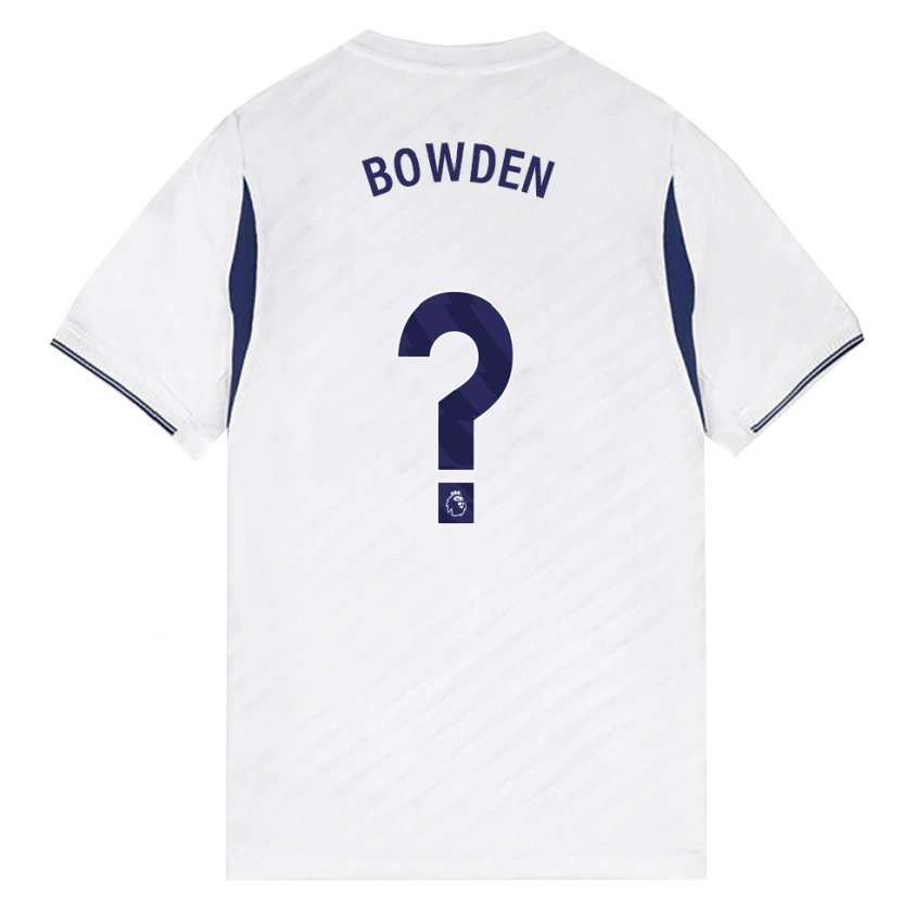 Danxen Kobiety Jamie Bowden #0 Biały Czerwony Fioletowy Domowa Koszulka 2026/27 Koszulki Klubowe