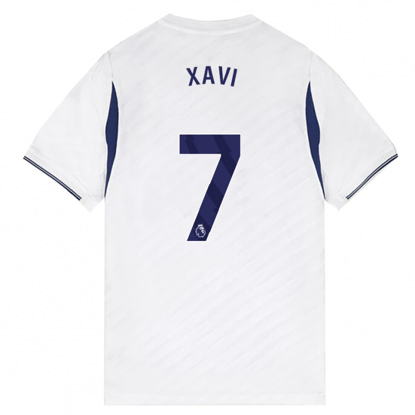 Danxen Kobiety Xavi Simons #7 Biały Czerwony Fioletowy Domowa Koszulka 2026/27 Koszulki Klubowe