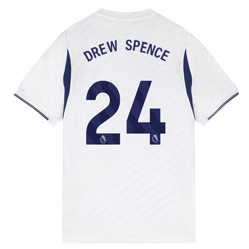 Danxen Kobiety Drew Spence #24 Biały Czerwony Fioletowy Domowa Koszulka 2026/27 Koszulki Klubowe