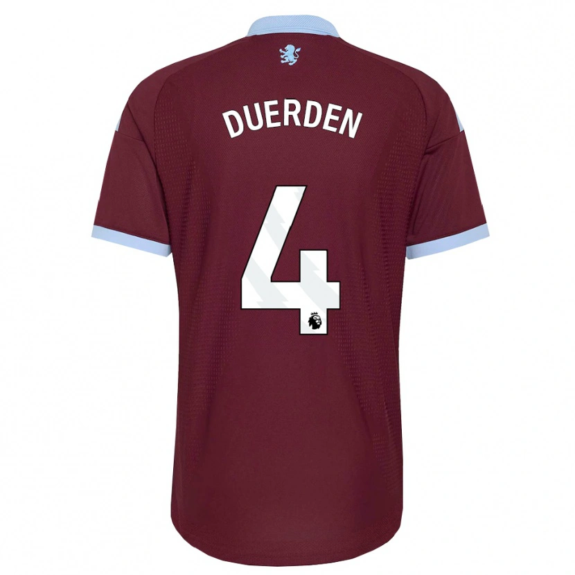 Danxen Kobiety Archie Duerden #4 Niebieski Chaber Bordowy Domowa Koszulka 2026/27 Koszulki Klubowe
