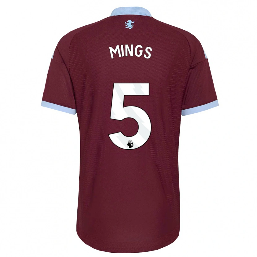 Danxen Kobiety Tyrone Mings #5 Niebieski Chaber Bordowy Domowa Koszulka 2026/27 Koszulki Klubowe
