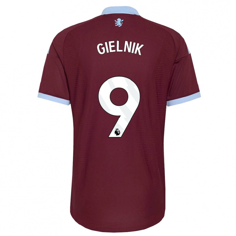 Danxen Kobiety Emily Gielnik #9 Niebieski Chaber Bordowy Domowa Koszulka 2026/27 Koszulki Klubowe