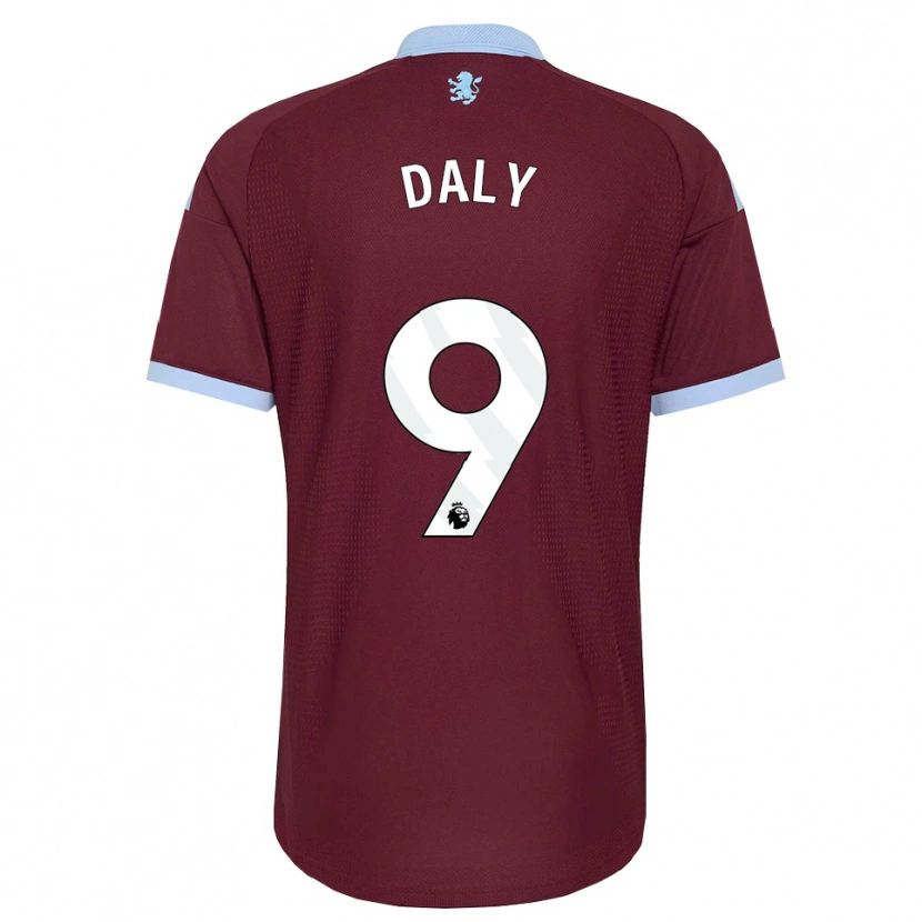 Danxen Kobiety Rachel Daly #9 Niebieski Chaber Bordowy Domowa Koszulka 2026/27 Koszulki Klubowe