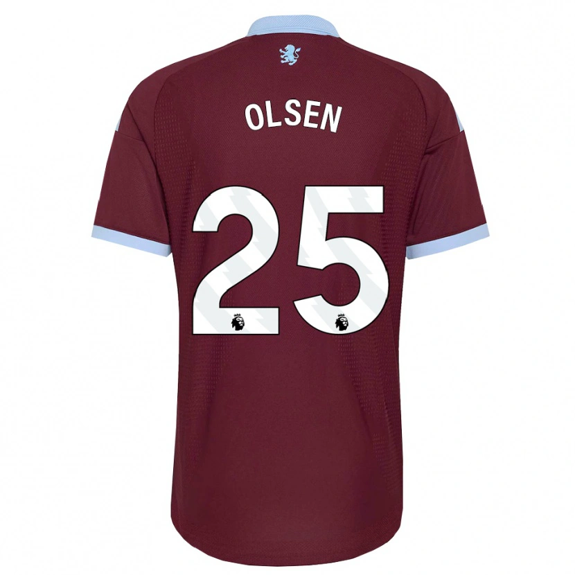 Danxen Kobiety Robin Olsen #25 Niebieski Chaber Bordowy Domowa Koszulka 2026/27 Koszulki Klubowe